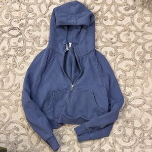 lululemon athletica Blue Half Zip Hoodie